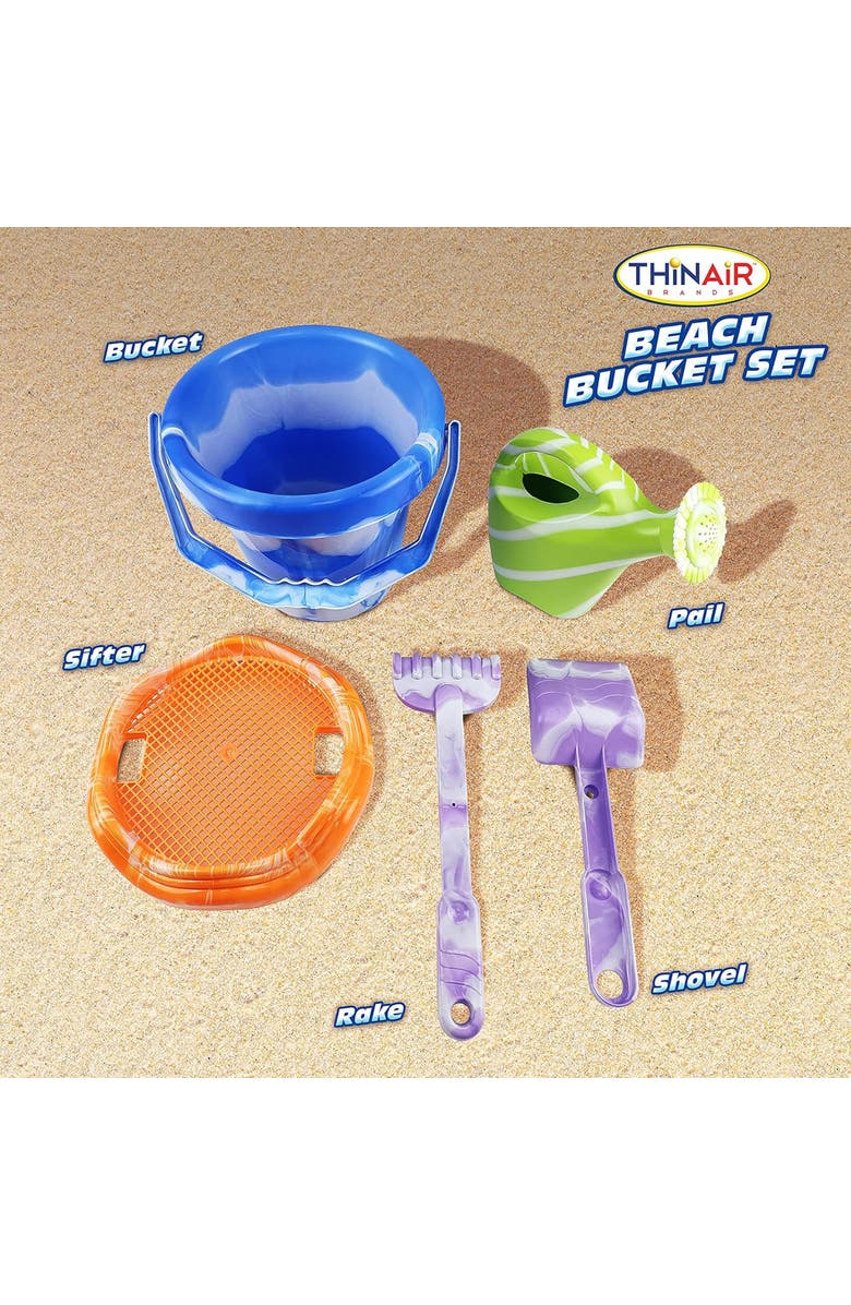 Scooba Duck Beach Bucket 5 Piece Set, Alternate, color, Multicolored