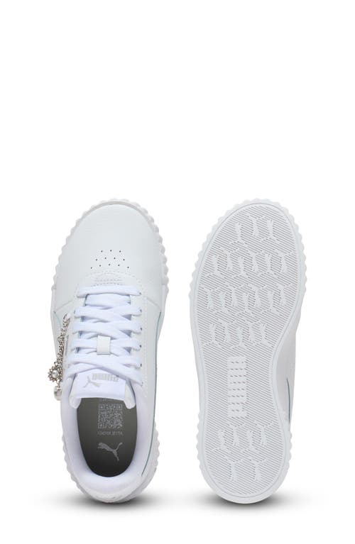 Puma Kids' Carina 3.0 Low Top Sneaker In White