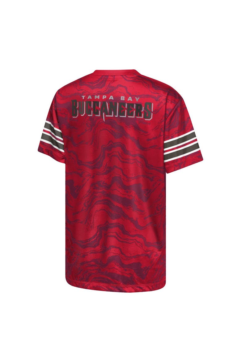 Youth Outerstuff  Red Tampa Bay Buccaneers Slant Route Performance T-Shirt, Alternate, color, Red