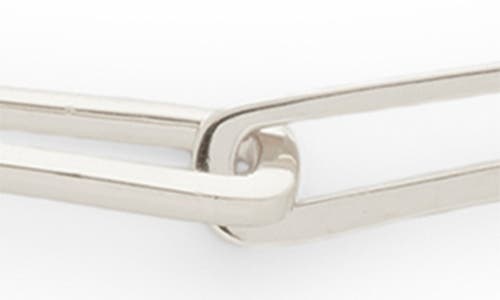 Monica Vinader Alta Long Link Necklace In Silver