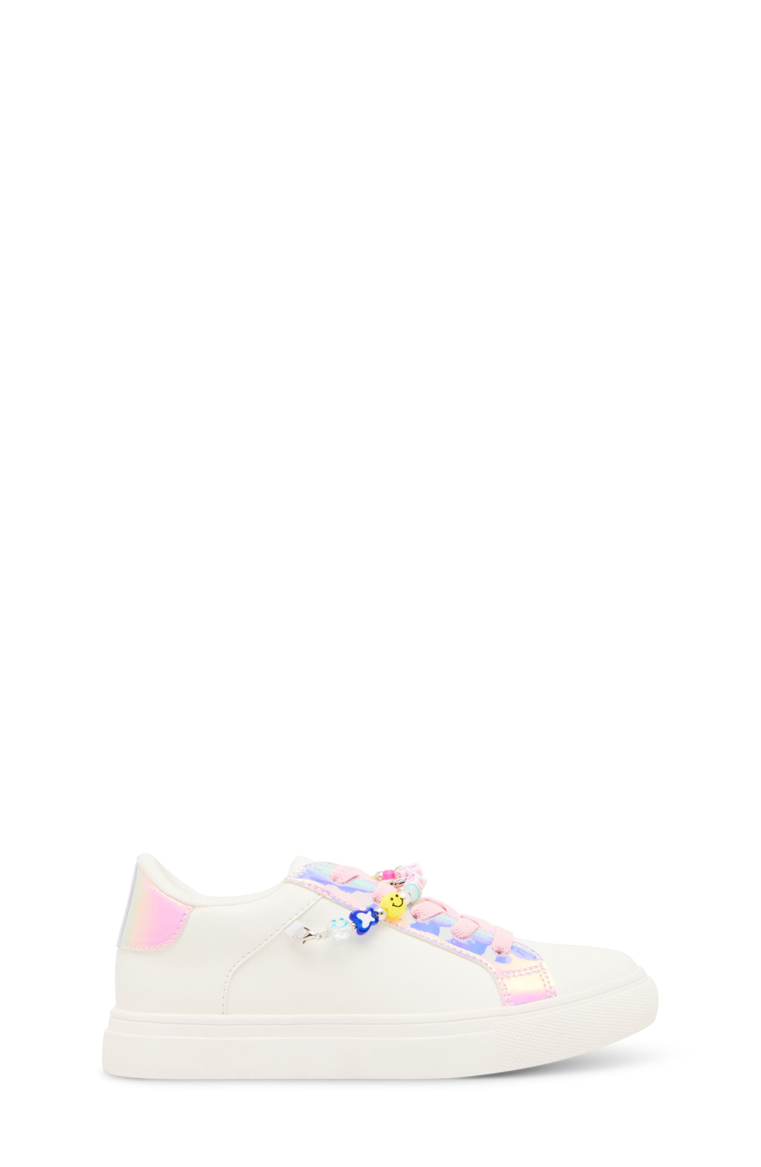 Kids' Jrally Faux Leather Sneaker, Alternate, color, WHITE MULTI