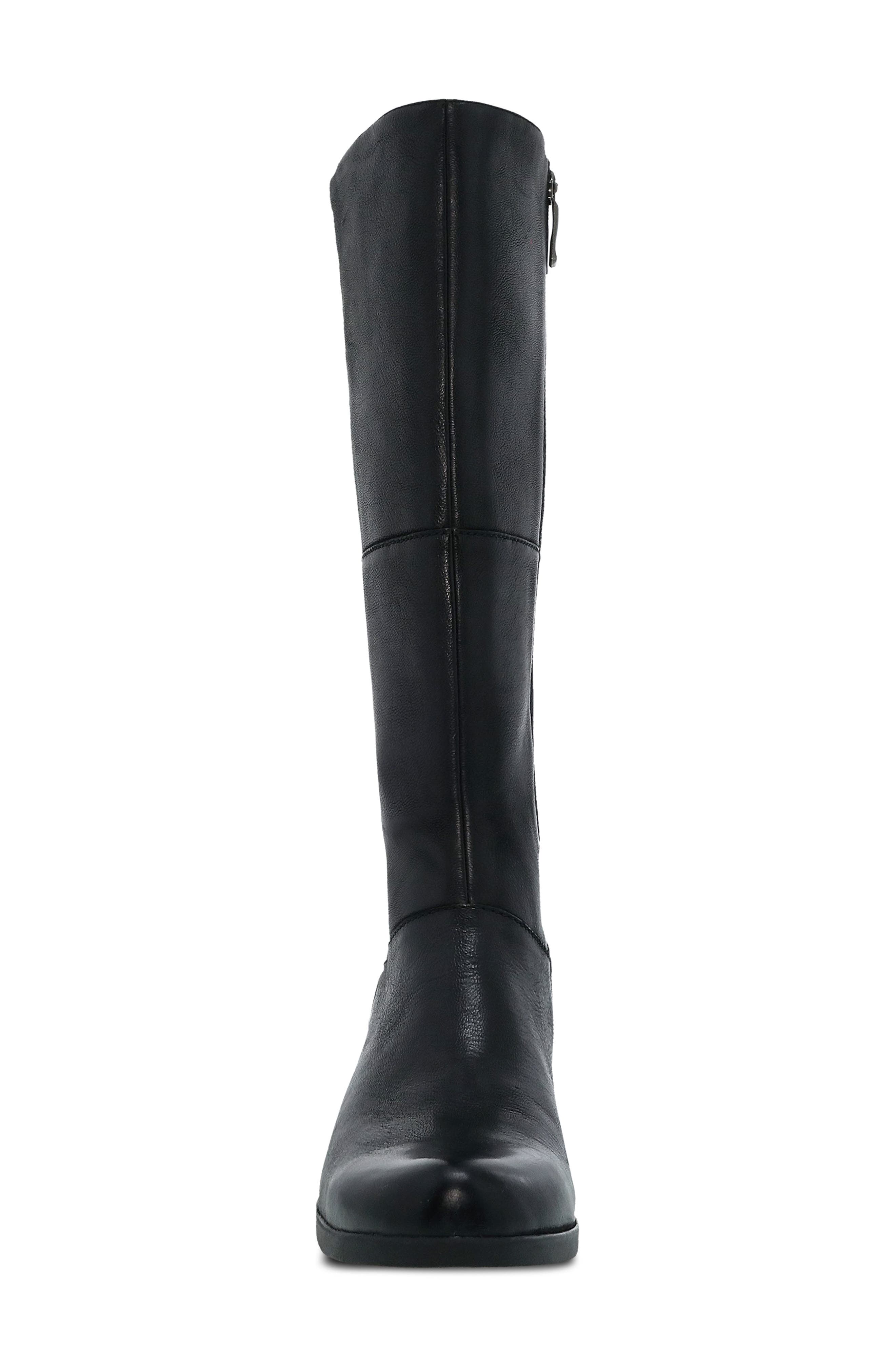 Dansko Celestine Tall Boot, Alternate, color, Black