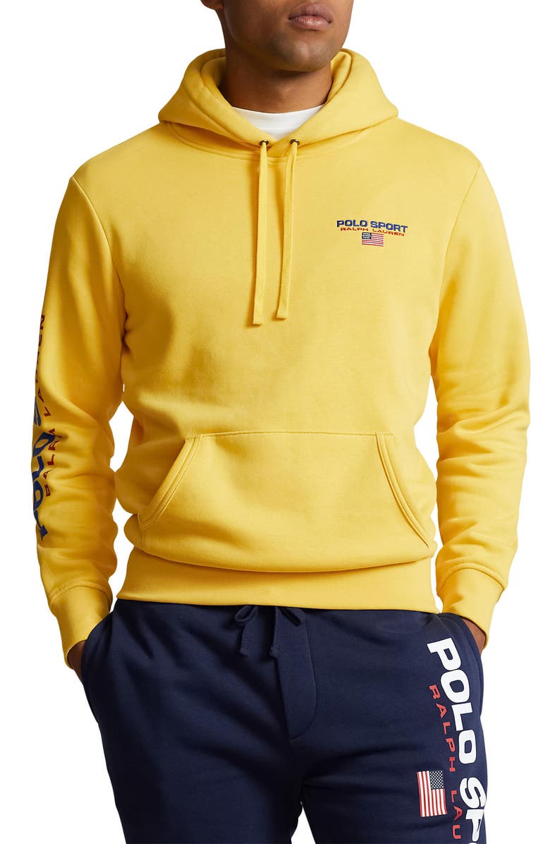 Polo Ralph Lauren Sport Cotton Blend Fleece Hoodie, Main, color,