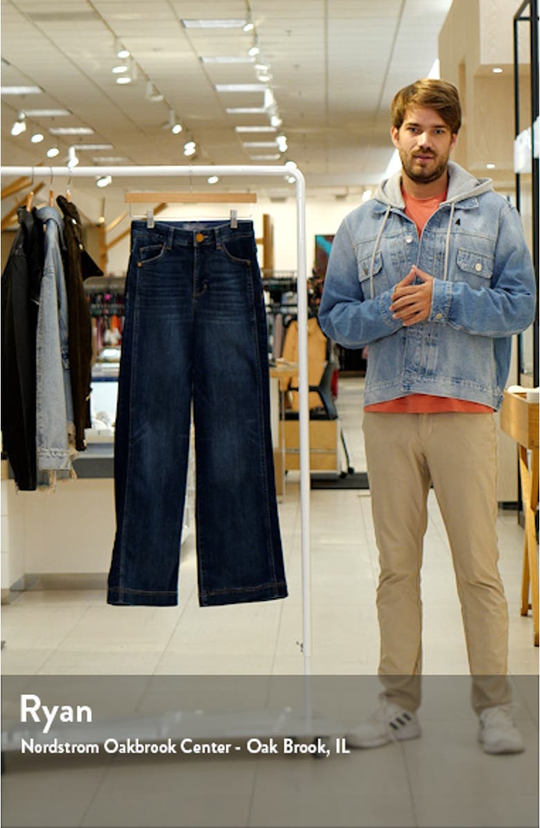 Gracie 'Ab'Solution Skyrise High Waist Wide Leg Jeans, sales video thumbnail