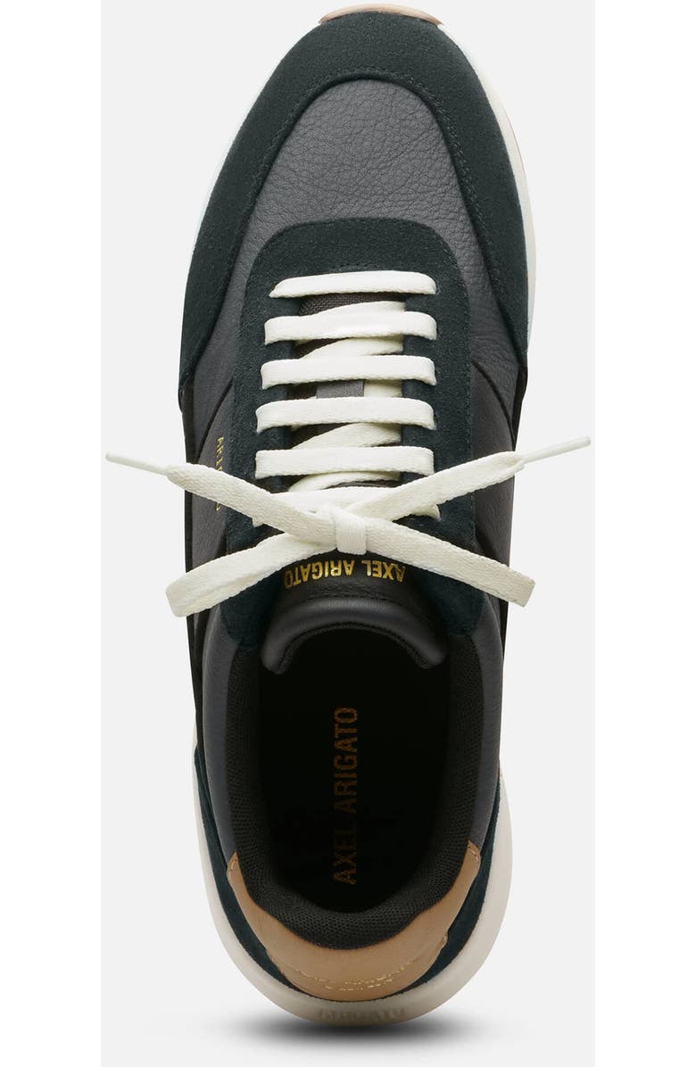 Axel Arigato Genesis Neo Leather Runner, Alternate, color, Off Black/Tan