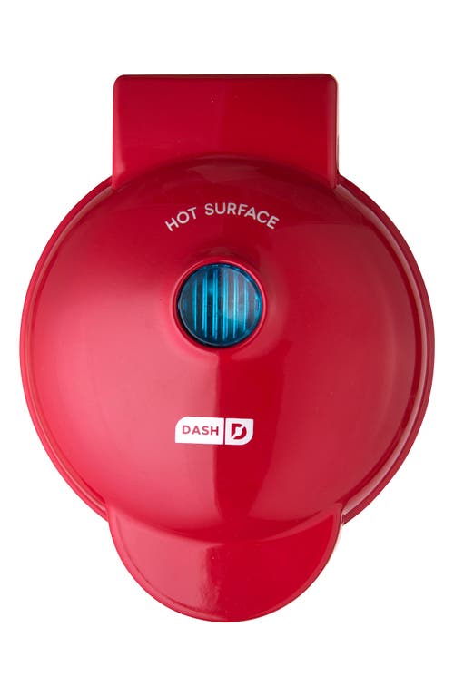 Dash Mini Heart Waffle Maker In Red