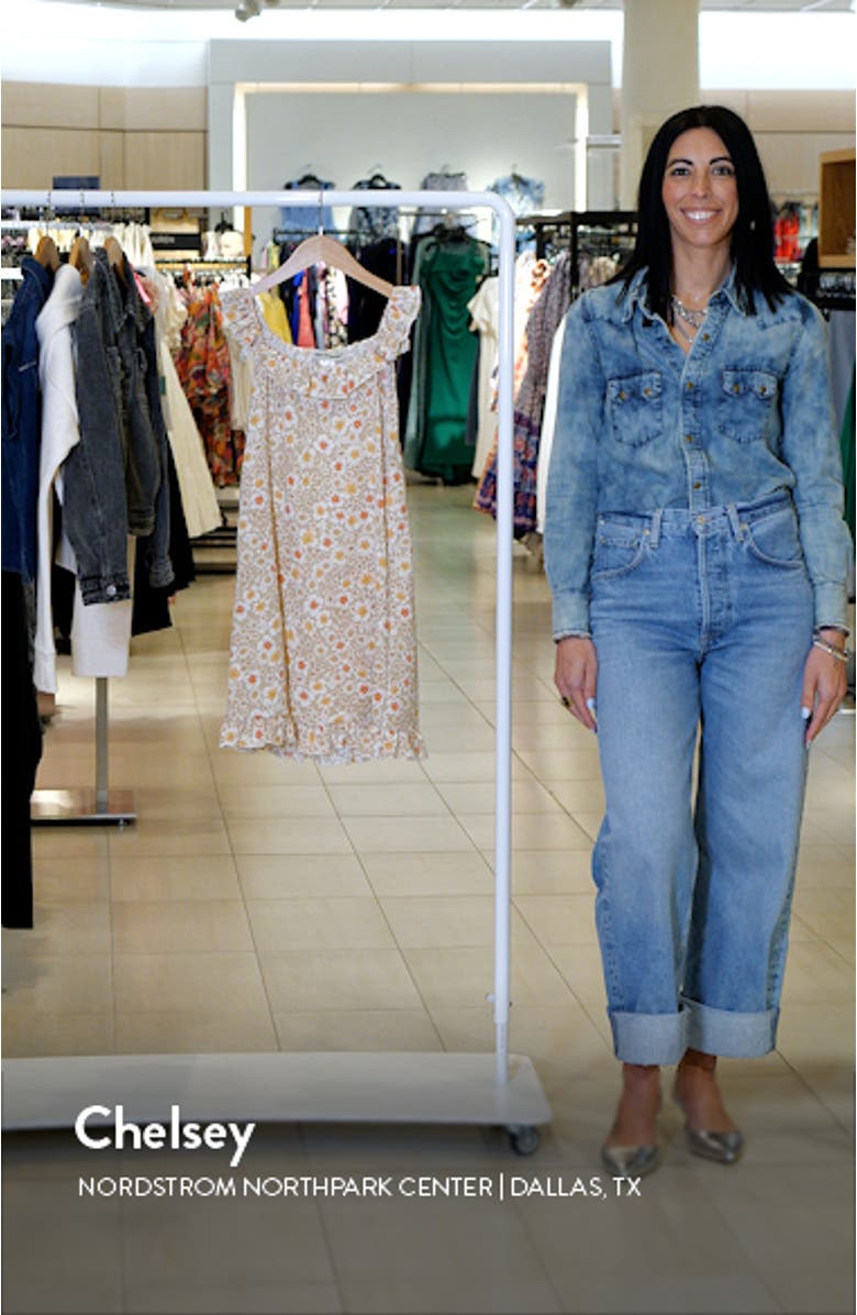 Kids' Flutter Floral Dress, sales video thumbnail