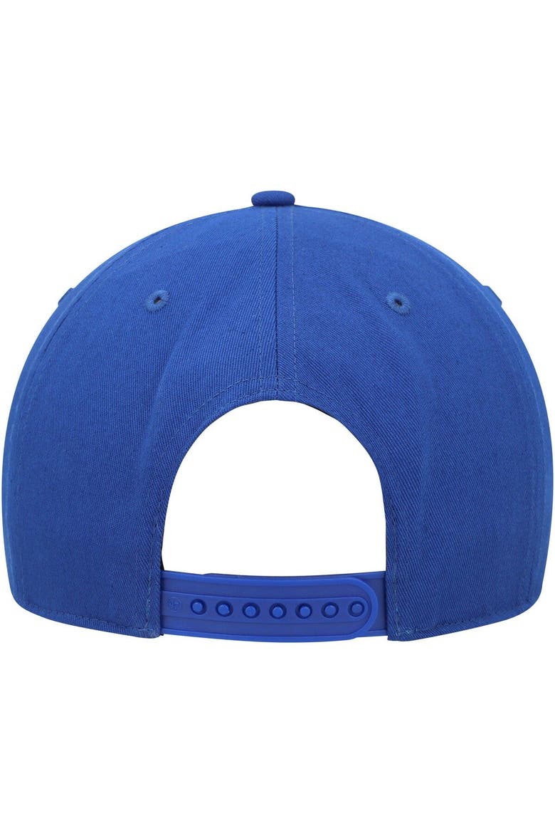 Men's '47 Blue Dallas Mavericks Hitch Snapback Hat, Alternate, color, Royal