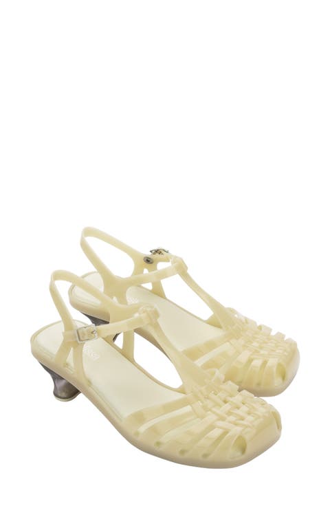Vixen Slingback Kitten Heel Sandal