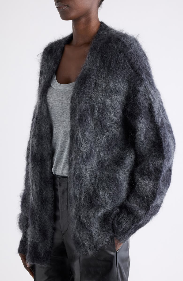 Isabel Marant Mylene Virgin Wool Blend Cardigan, Alternate, color, Anthracite