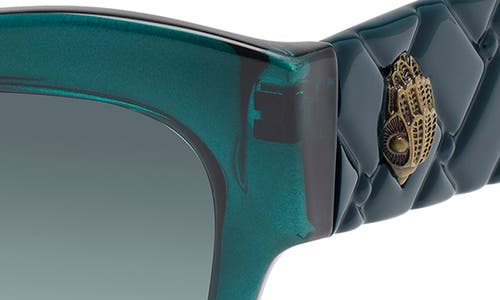 Kurt Geiger London 53mm Cat Eye Sunglasses In Green