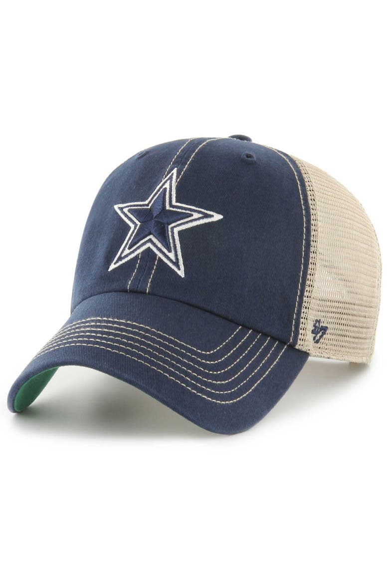 Men's '47 Navy Dallas Cowboys Trawler Clean Up Adjustable Hat, Main, color, Navy