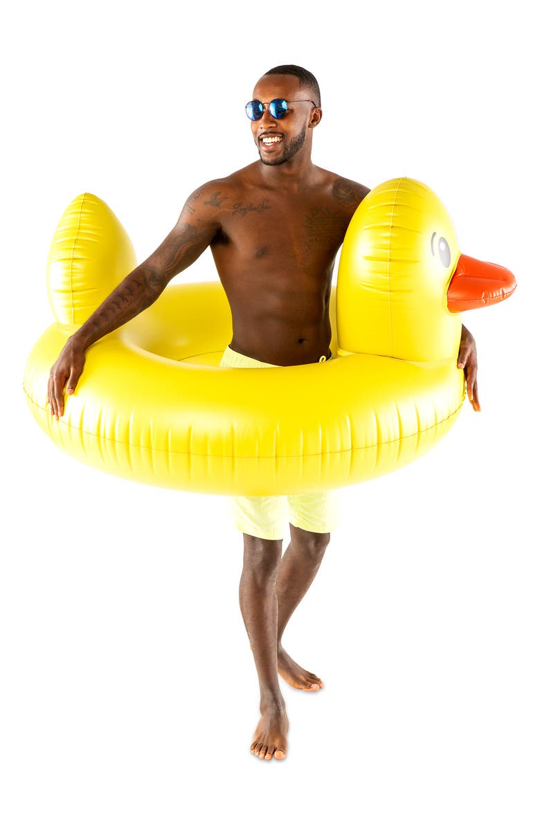 BigMouth Inc Rubber Ducky Pool Float, Alternate, color,