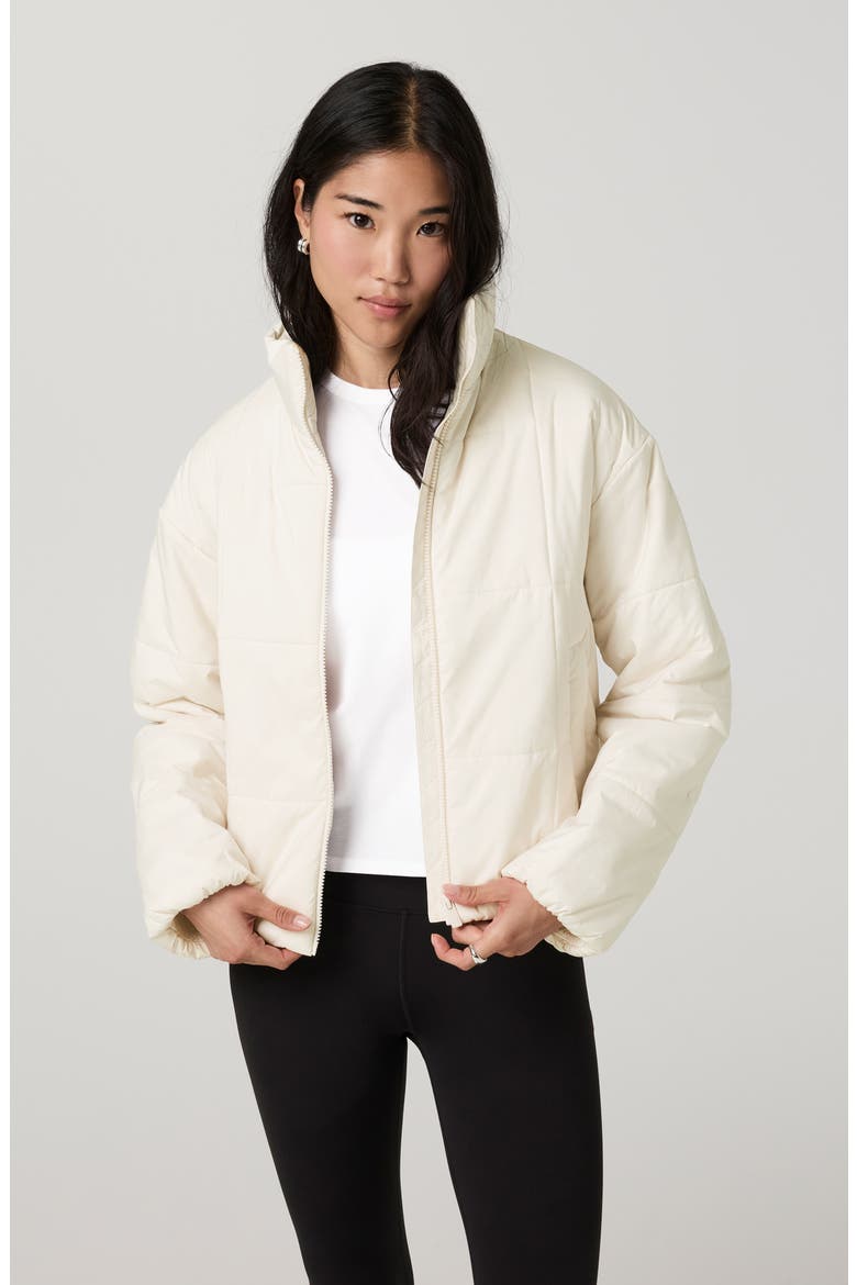 Canyon Insulated Sporty Jacket, Alternate, color, MARSHMALLOW