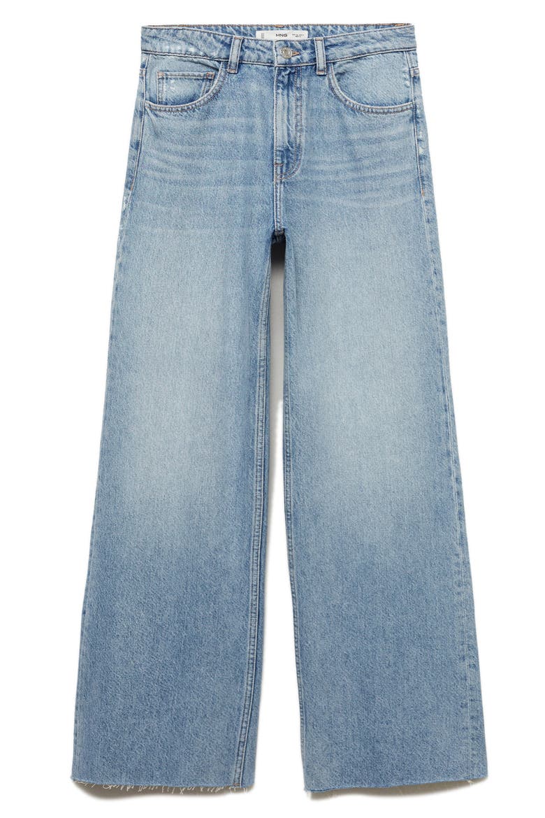 Danila Wide Leg Jeans, Alternate, color, MEDIUM BLUE