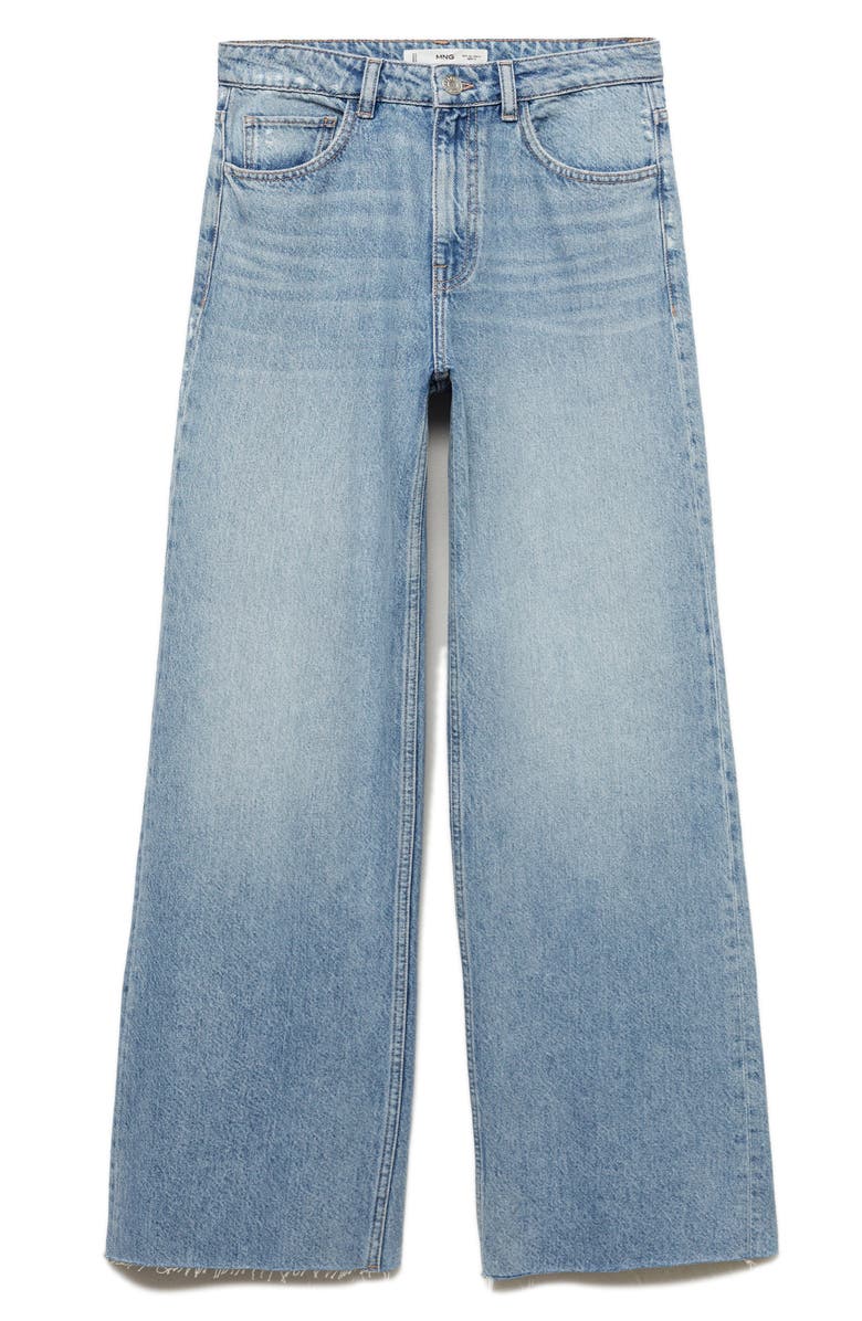 MANGO Danila Wide Leg Jeans, Alternate, color,
