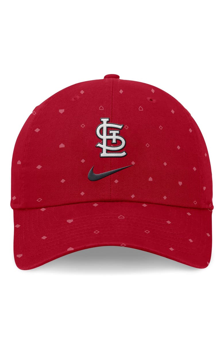 Nike Men's Nike Red St. Louis Cardinals Primetime Print Club Adjustable Hat, Alternate, color, Red