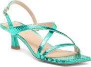 Stuart Weitzman Oasis 50 Kitten Heel Slingback Sandal