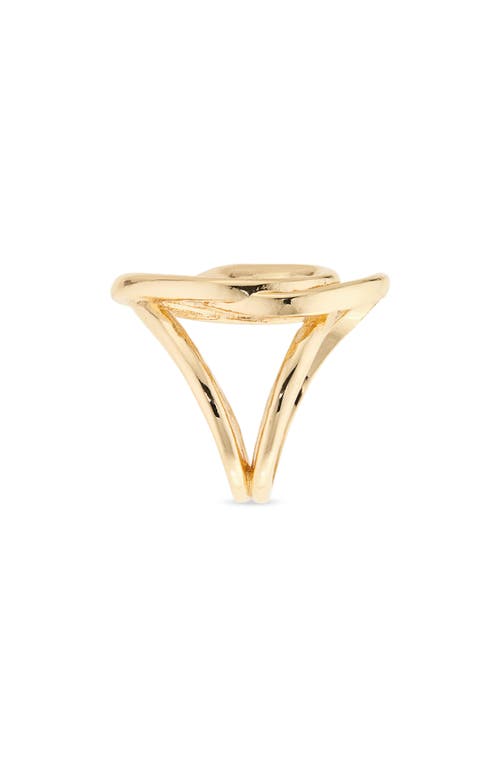 Nordstrom Rack Open Work Statement Ring In Gold