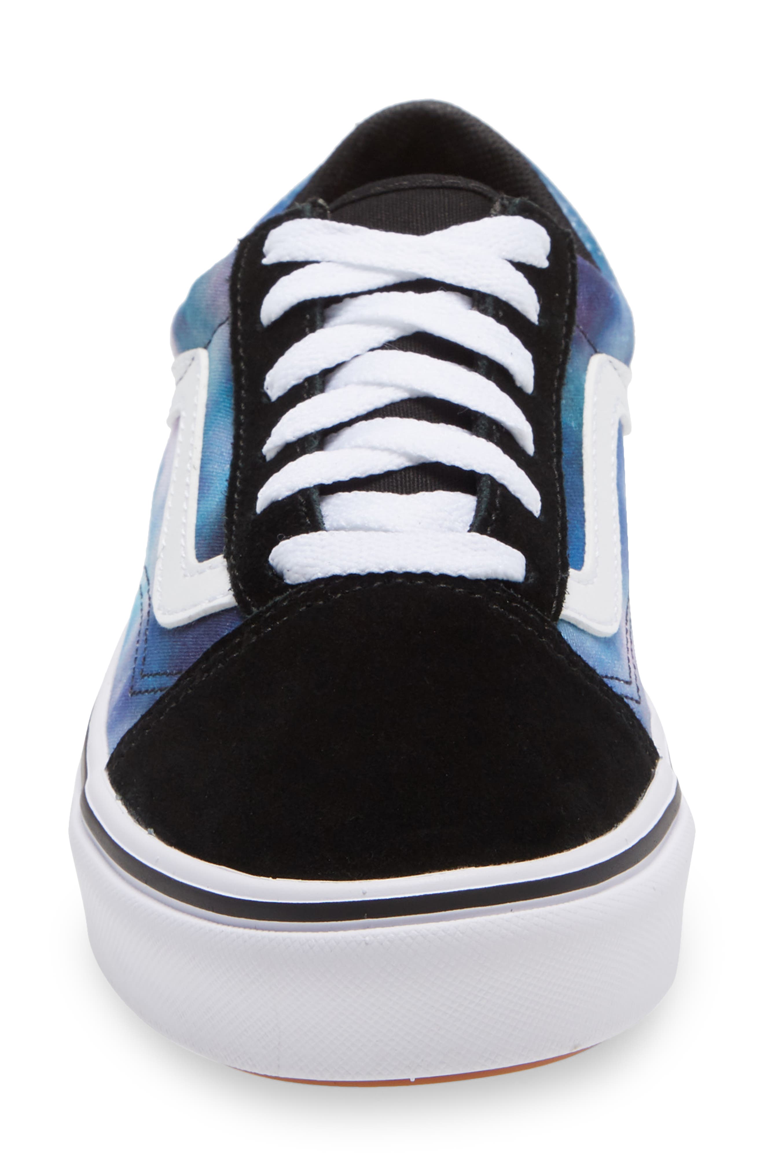 Vans ComfyCush Old Skool Sneaker, Alternate, color, Galaxy Black/True White