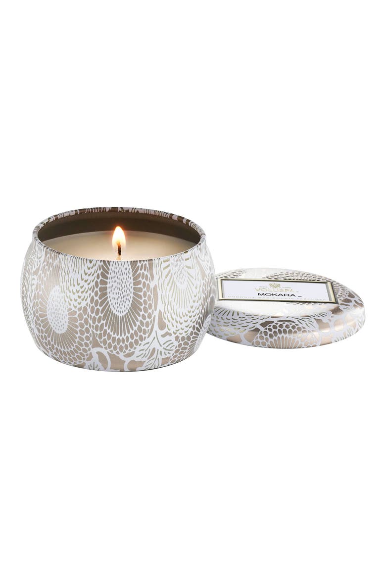 Mokara Mini Tin Candle, Main, color, NO COLOR