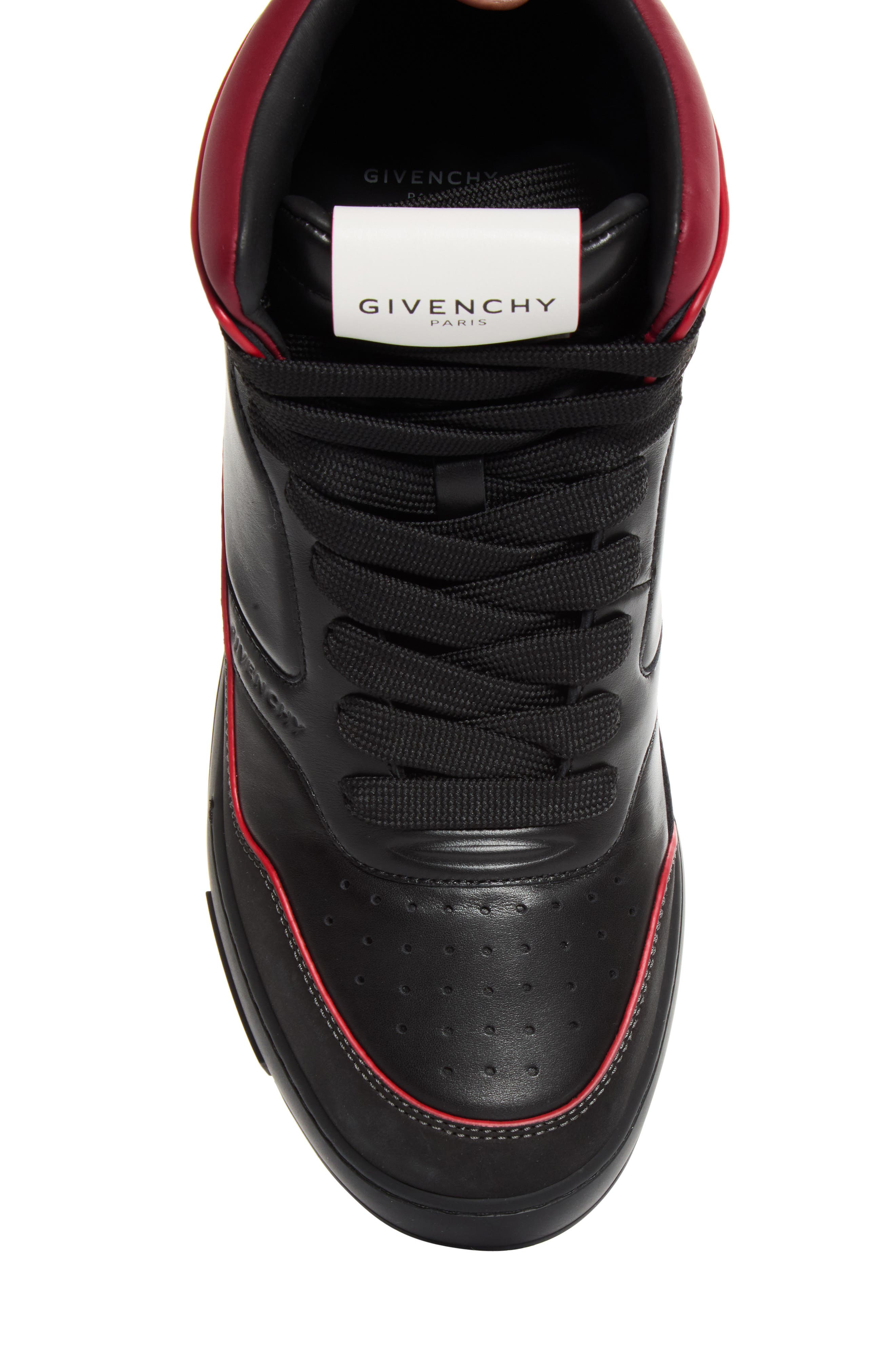 Yard Court High Top Sneaker, Alternate, color, BLACK/ BURGUNDY