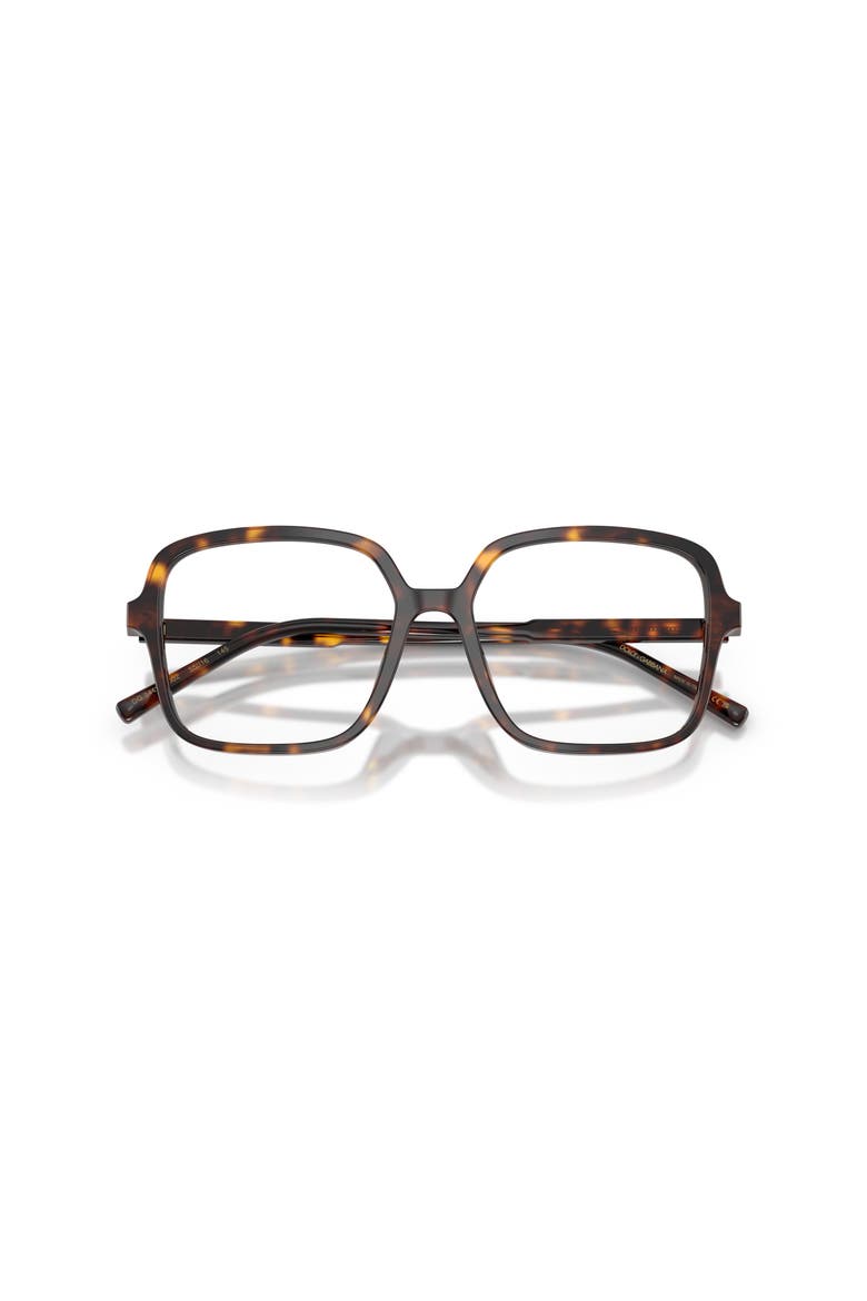 55mm Square optical glasses, Alternate, color, Tortoise