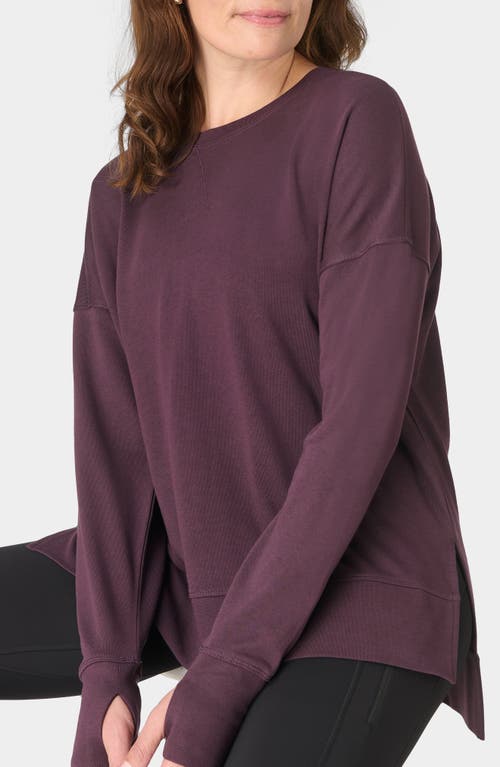 Sweaty Betty After Class Sweatshirt In Purple