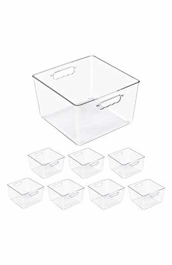 8-Pack Large Square Storage Bins