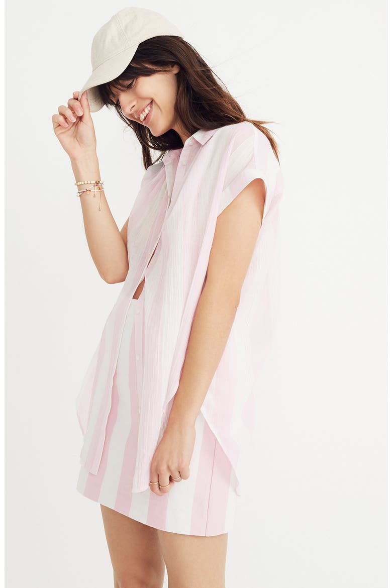 Central Tunic, Alternate, color, PETAL PINK