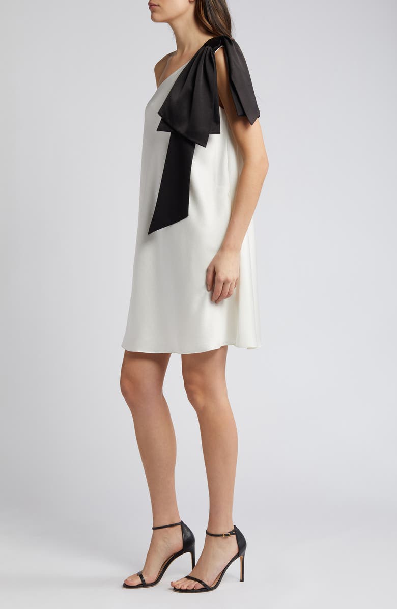 Ted Baker London Midori One-Shoulder Satin Dress, Alternate, color, Ivory