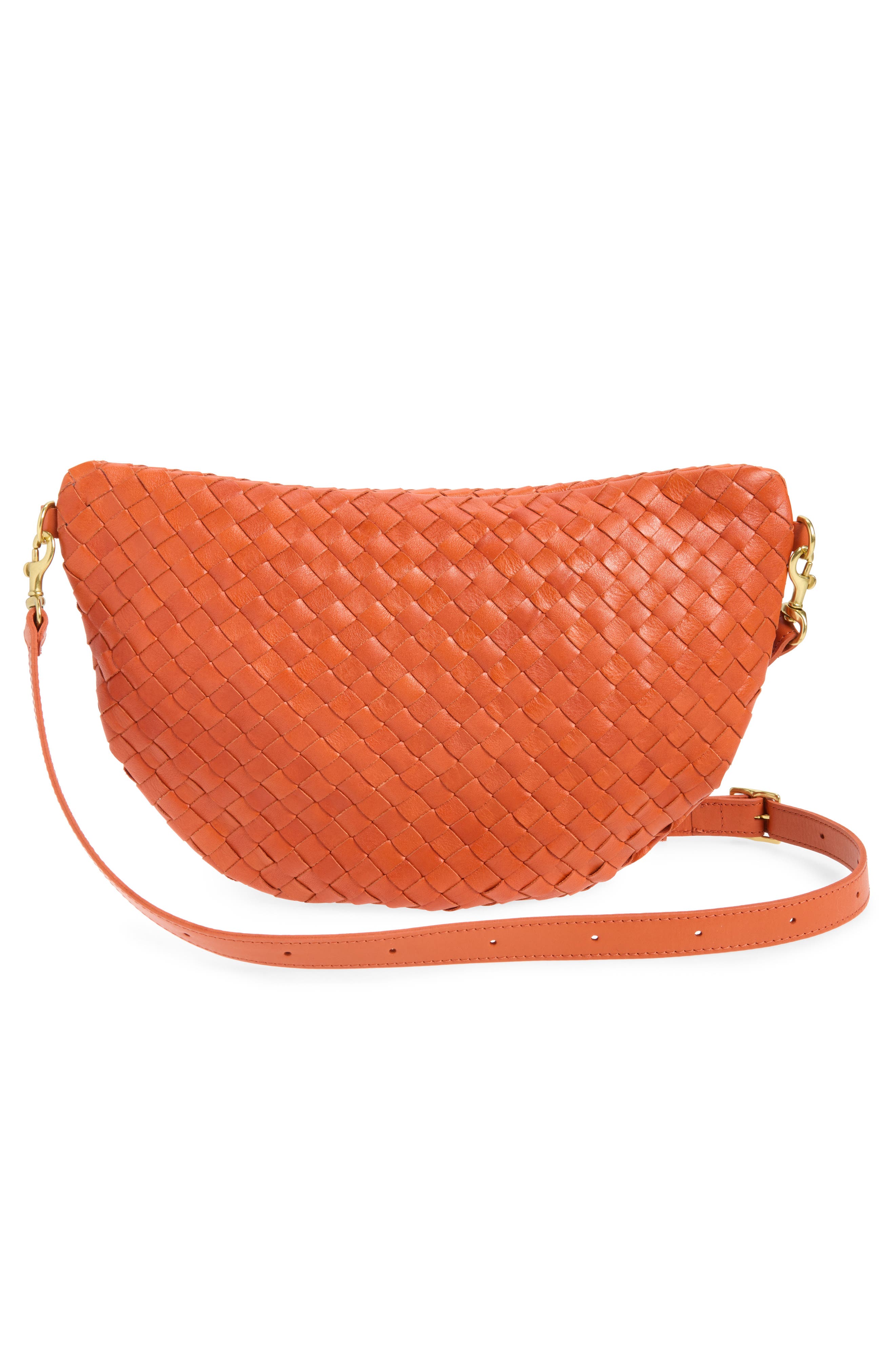 Medium Grande Woven Leather Belt Bag, Alternate, color, SALTILLO