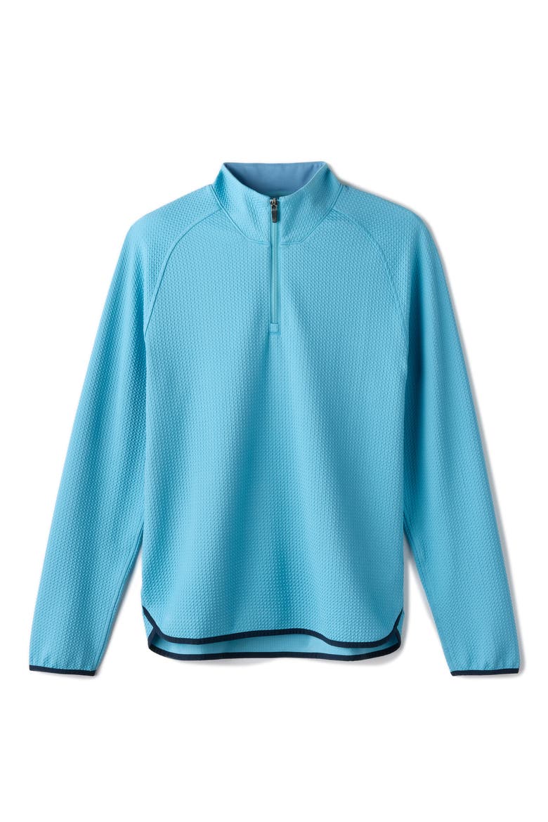 Founders Golf Quarter Zip, Alternate, color, AZURE BLUE