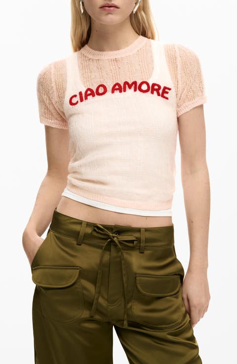 Ciao Amore Open Stitch T-Shirt