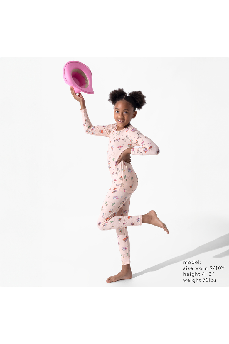 Kids' Cowgirl Set of 2 Piece Pajamas, Alternate, color, Cowgirl