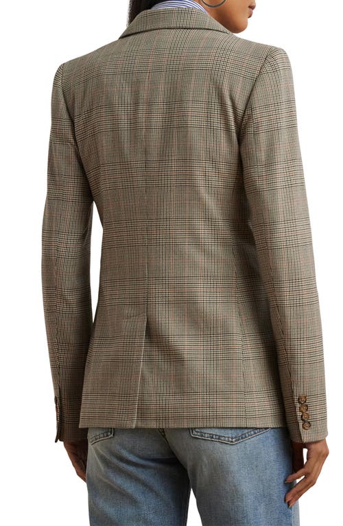 RALPH LAUREN LAUREN RALPH LAUREN GLEN PLAID TWILL BLAZER