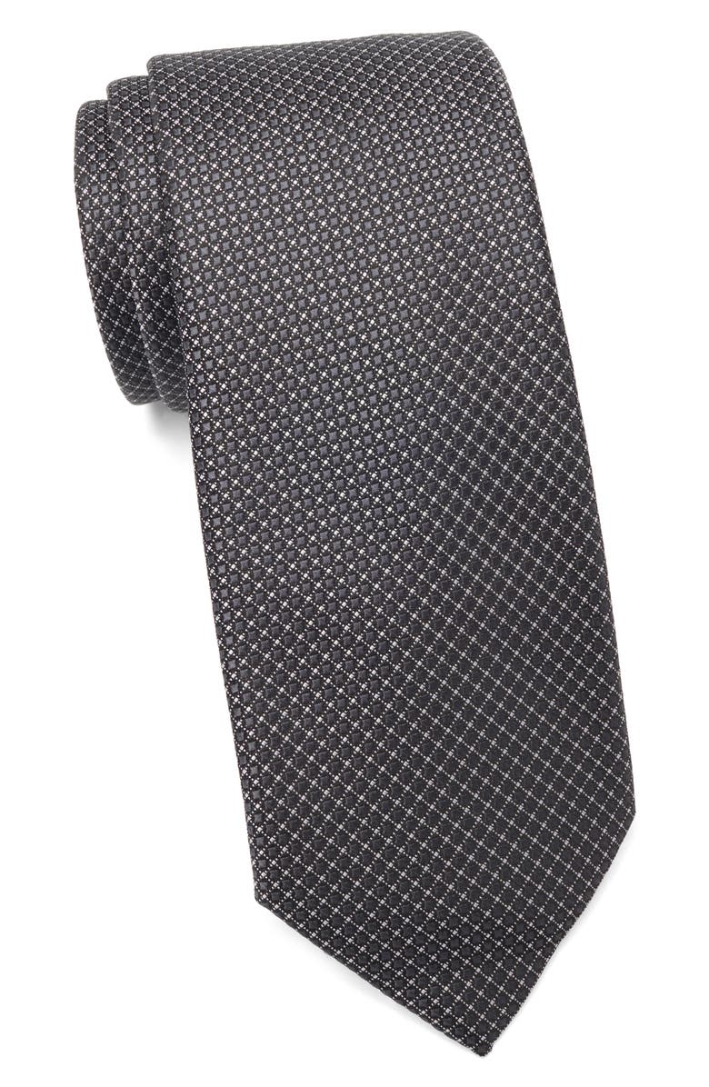 NORDSTROM RACK Tolkan Mini Tie, Main, color, Black