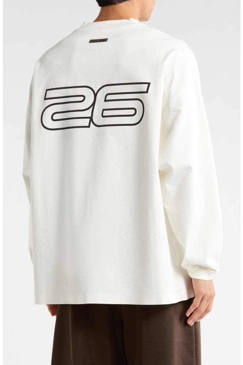 Fear of God Essentials '90s Fit Long Sleeve Logo Graphic T-Shirt