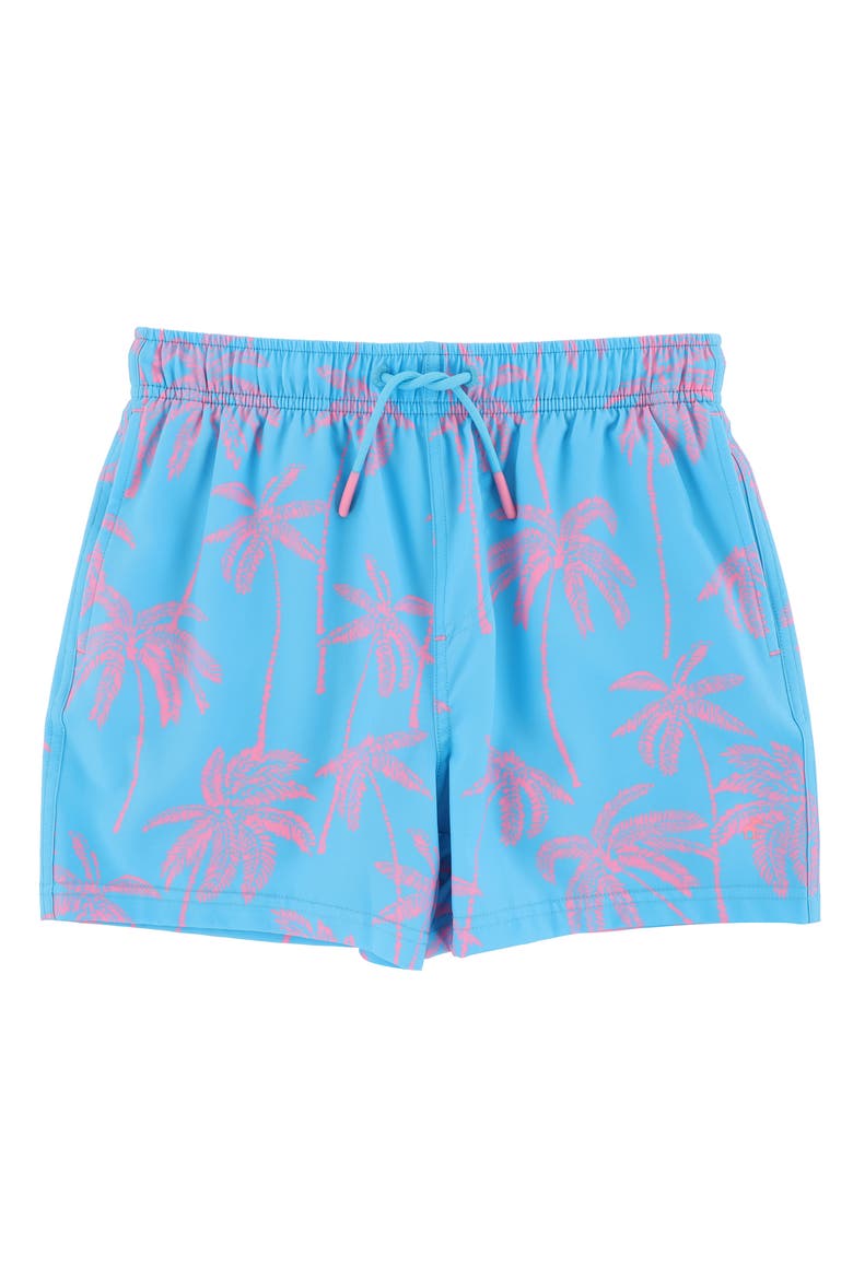 Kid's Little Dipper Swim Trunks with Mesh Lining and UPF 50+, Main, color, Blue