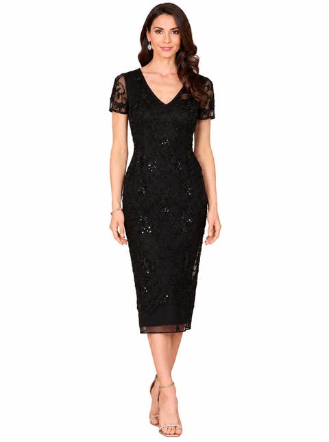Beaded Faux-Wrap V-Neck Bridal Gown