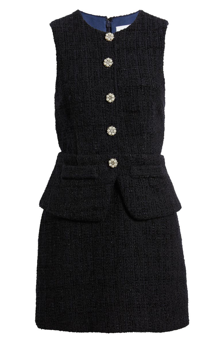 LIKELY Tabby Tweed Minidress, Alternate, color, Navy