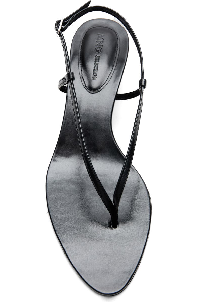 MANGO Slingback Kitten Heel Sandal, Alternate, color,
