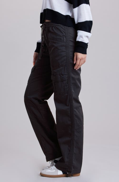 Unionbay Sonika Drawstring Waist Cargo Pants In Black