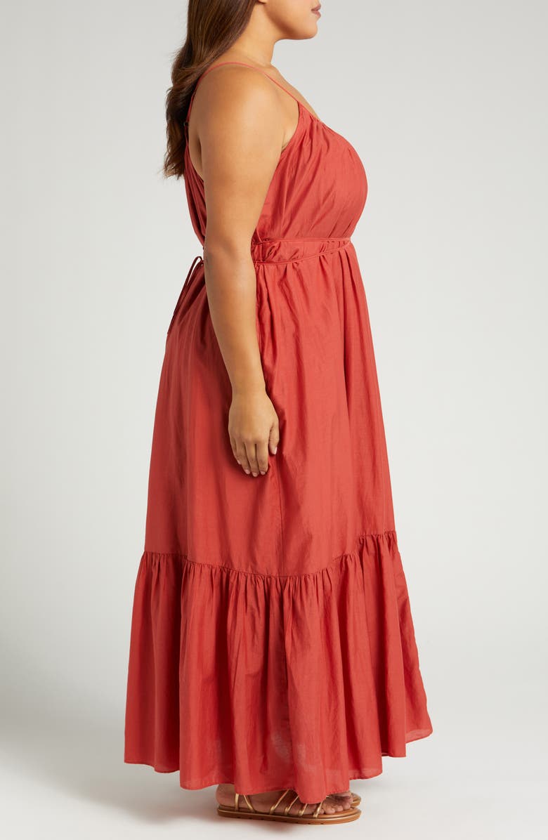 Nordstrom Tie Back Tiered Maxi Dress, Alternate, color,