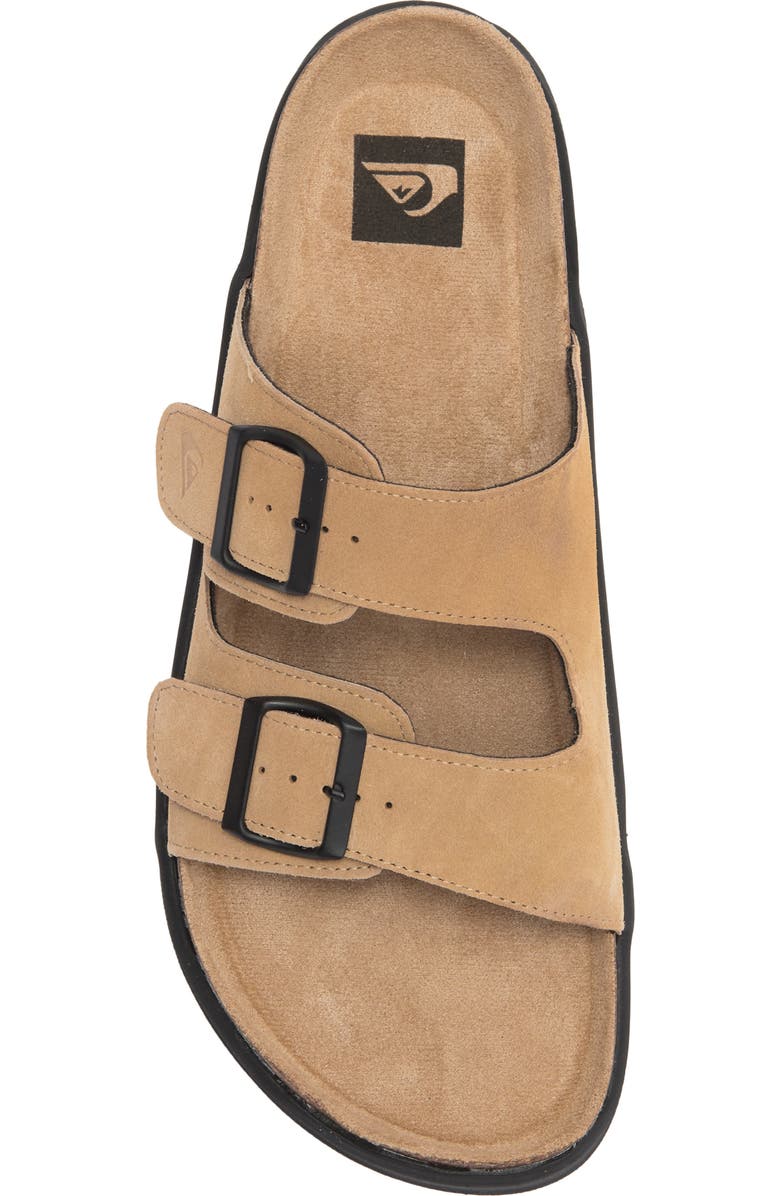 Quiksilver Deck Slide Sandal, Alternate, color, Tan