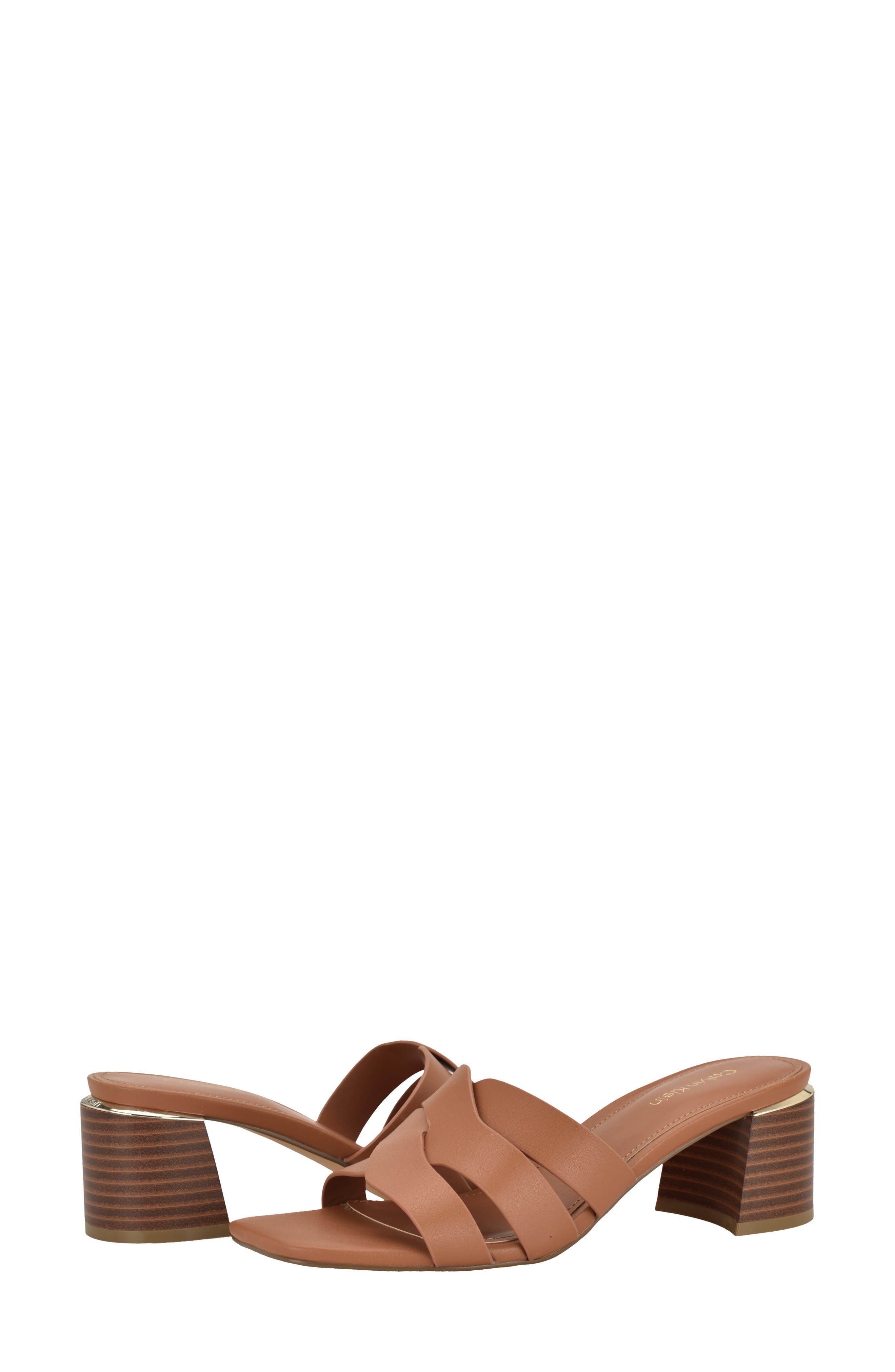 Vivianna Slide Sandal, Alternate, color, COGNAC