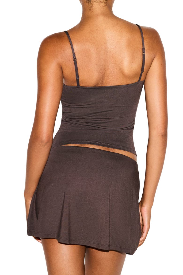 Smooth Lounge Scoop Neck Cami, Alternate, color, RAISIN