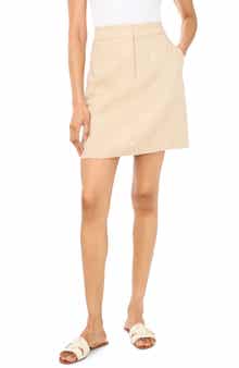 Slant Pocket Miniskirt