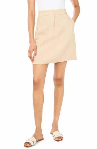 Slant Pocket Miniskirt