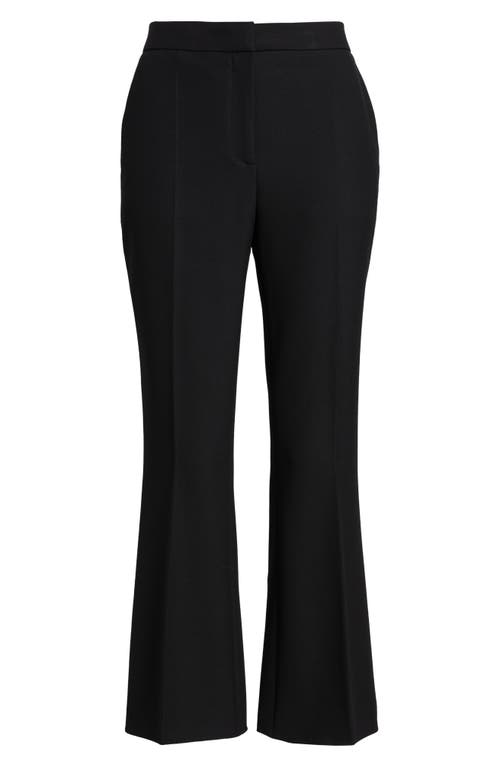 Hugo Boss Boss Timasa Ankle Flare Pants In Black